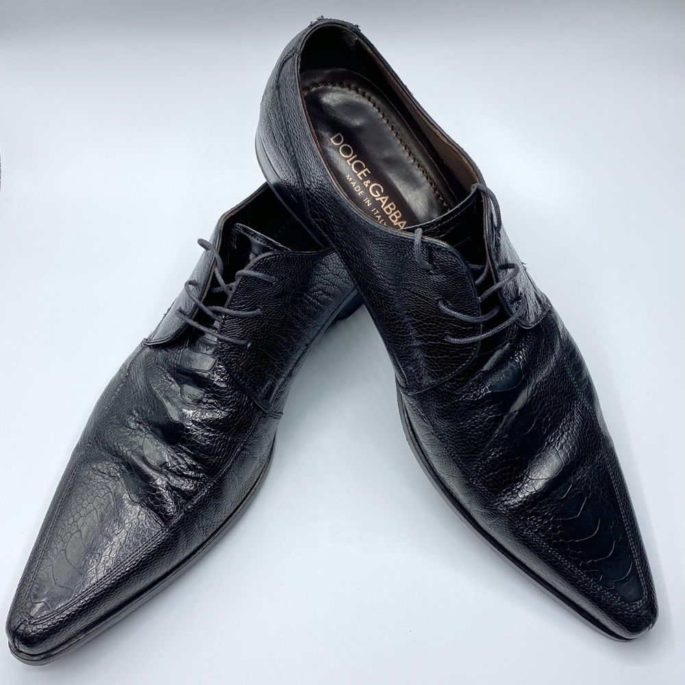 RARE Dolce & Gabbana Anguilla Leather Dress Shoe
